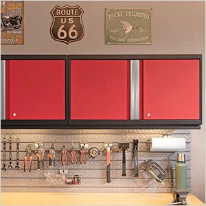 NewAge Garage Cabinets PRO Series Red 42 Wall Cabinet (4