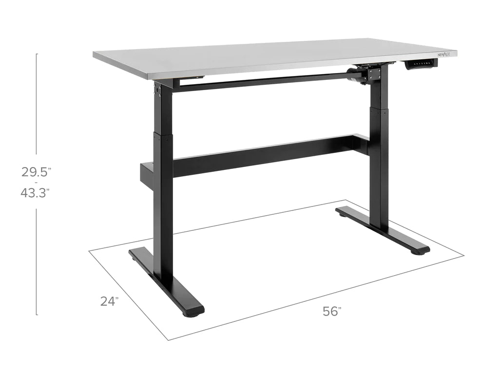 NewAge Pro 3.0 Electric 56 in. Adjustable Height Worktable Stainless Steel