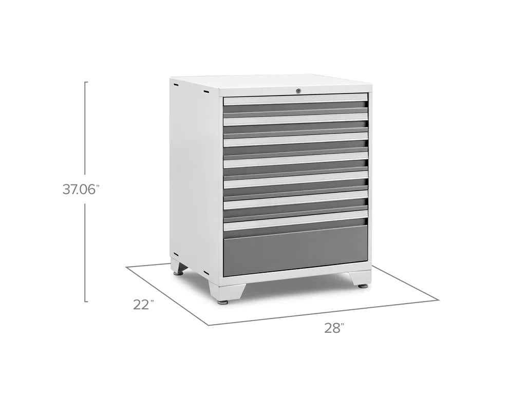 Newage Pro 3.0 Series 28 in. 7-Drawer Tool Cabinet White