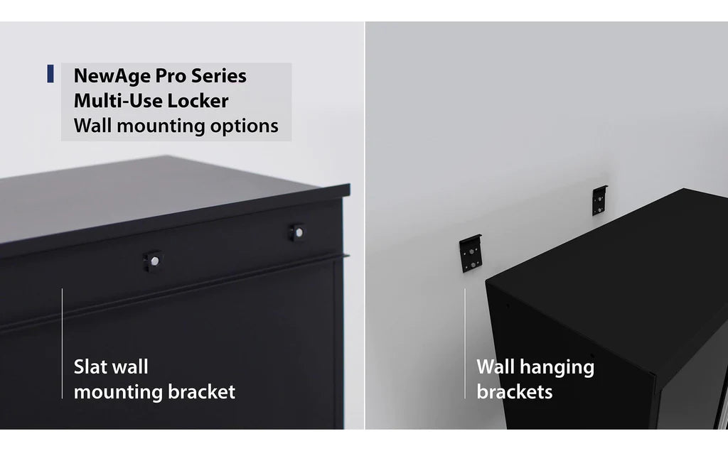 NewAge Pro 3.0 Series 36 In. Multi-Use Locker Gray 2 pieces