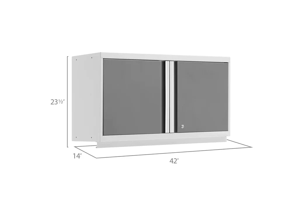 NewAge Pro 3.0 Series 42 in. Wall Cabinet Platinum