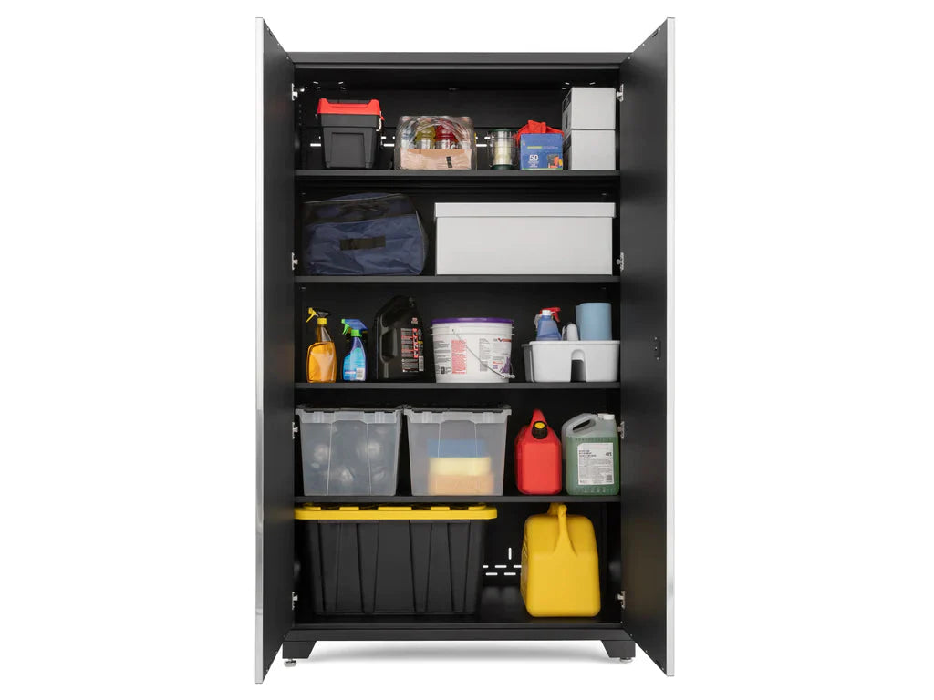 Newage Pro 3.0 Series 48 in. Multi-Use Locker Black 2 pieces