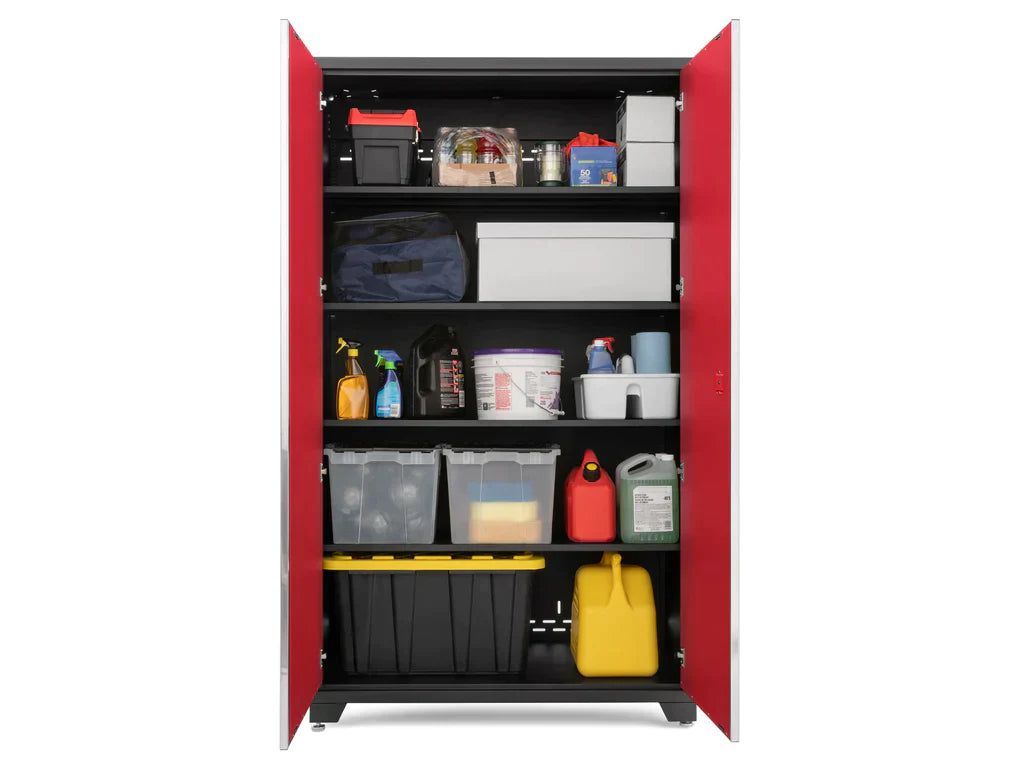 Newage Pro 3.0 Series 48 in. Multi-Use Locker Red 3 pieces