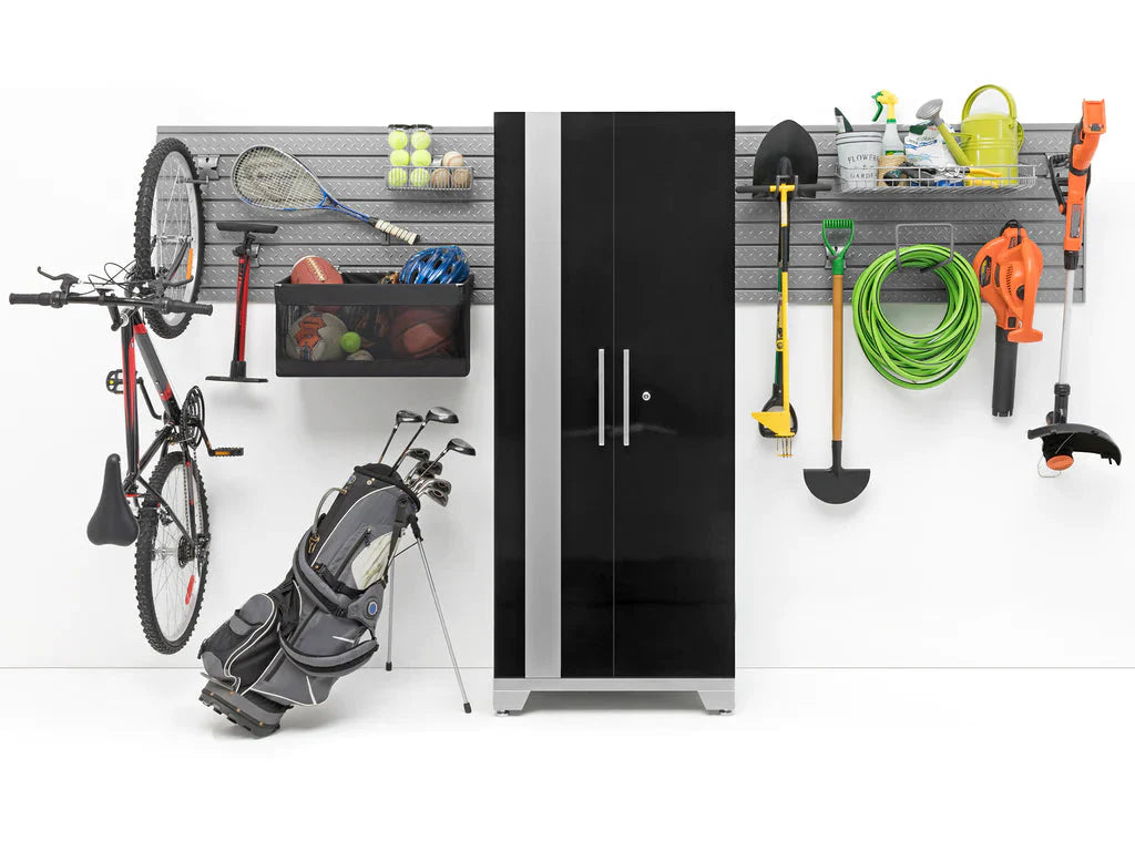 Stunning Garage Storage Units With Slatwall image