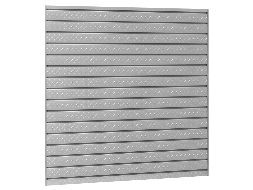 NewAge Pro Series 16 sq. ft. Steel Slatwall with 40-Piece