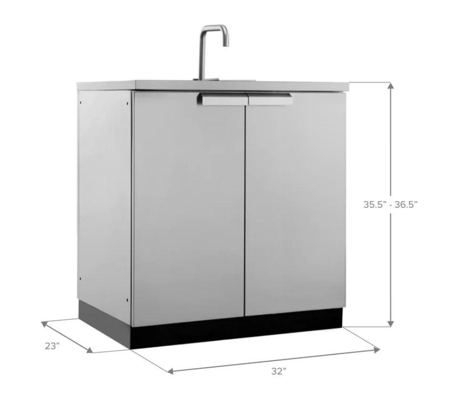 Newage Products 32 Inch Outdoor Kitchen Stainless Steel