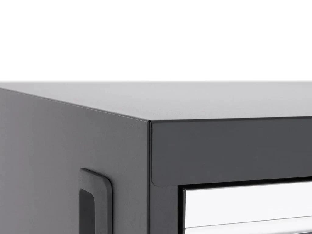 NewAge Products Bold 3.0 Grey 4-Drawer Rolling Too - Black