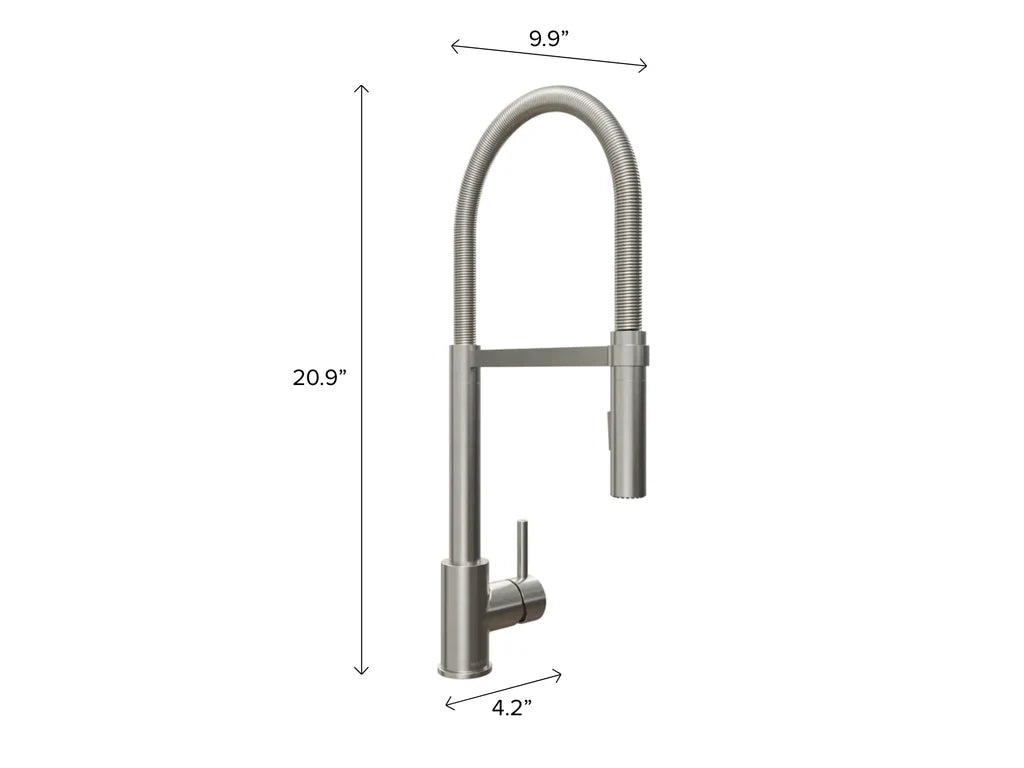 Newage Products Brushed Nickel Flex Pull-Down Faucet - 80410