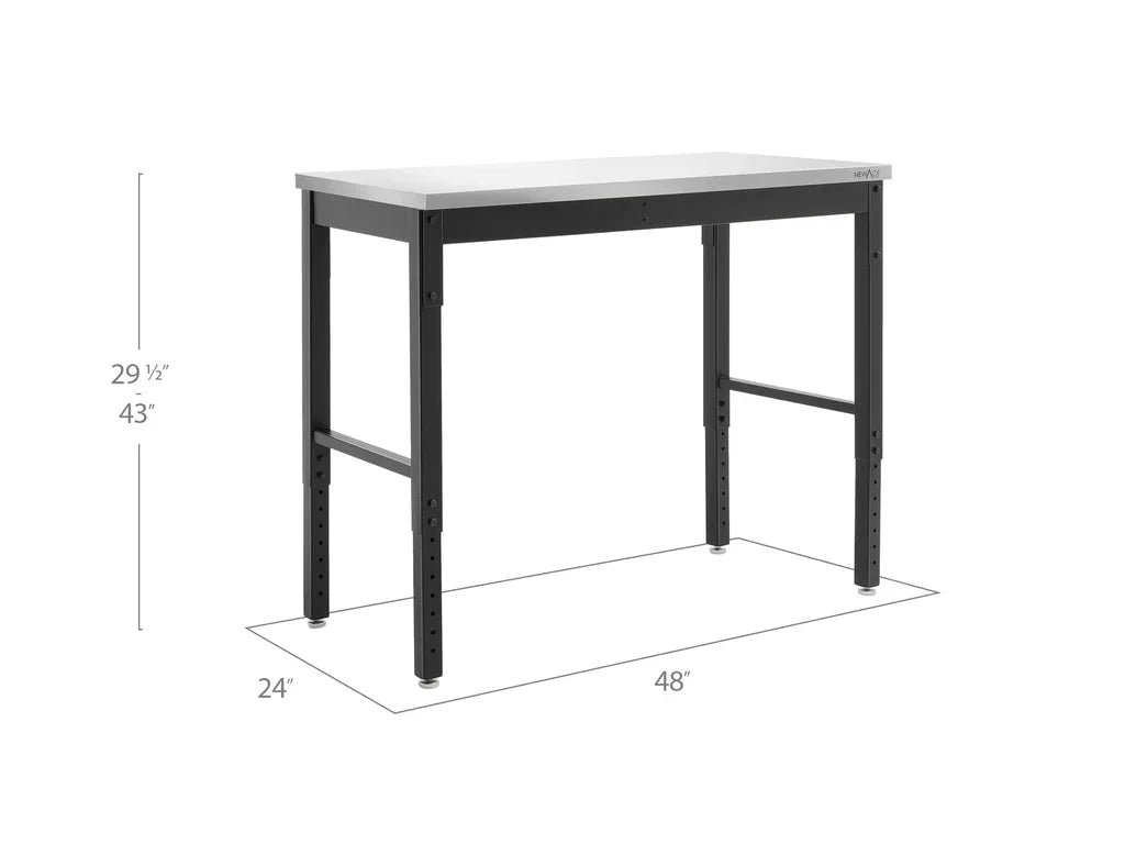 NewAge Products Pro Series Adjustable Height Workbench 48 in.