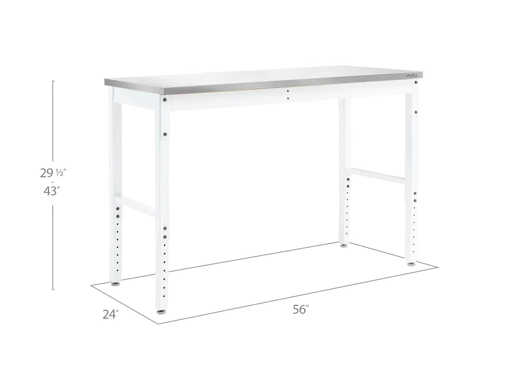 NewAge Products Pro Series Adjustable Height Workbench 56 in.