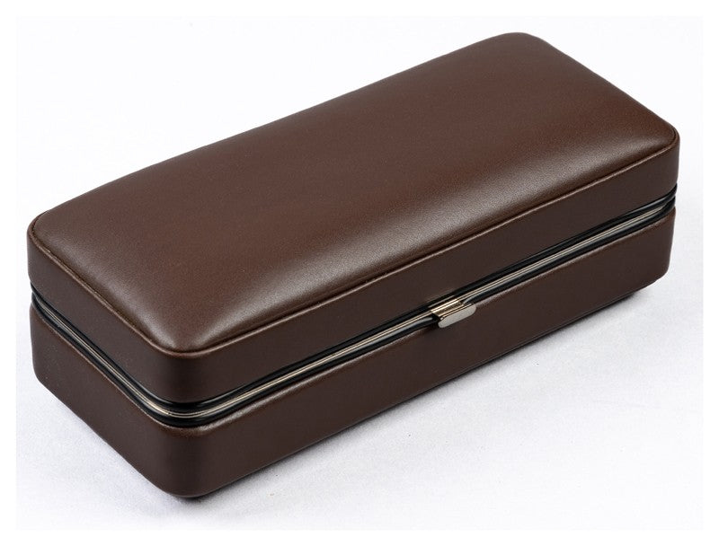 Prestige Import Group - 3 Cigar Folding Leather Travel Case