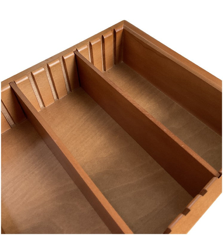 Prestige Import Group Adjustable Cigar Tray Light Oak 5 Dividers
