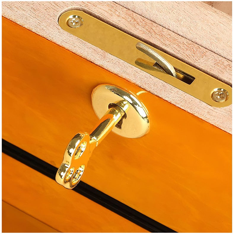 Prestige Import Group Baccus Lacquer Spanish Cedar Desktop Humidor, 200-Capacity