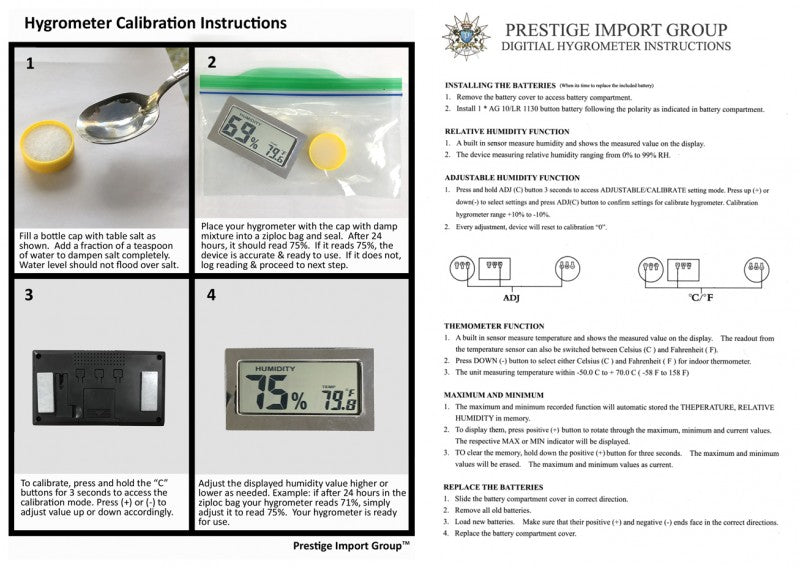 BastionBloc Ebony Lacquer Desktop Cigar Humidor with Cedar