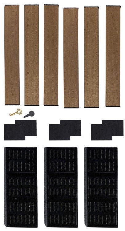 Prestige Import Group Belmont 600-Cigar Bronze Mahogany Chairside Humidor Cabinet