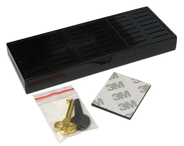 Berkeley 100-Cigar Cherry Finish Glass Top Desktop Humidor with Hygrometer