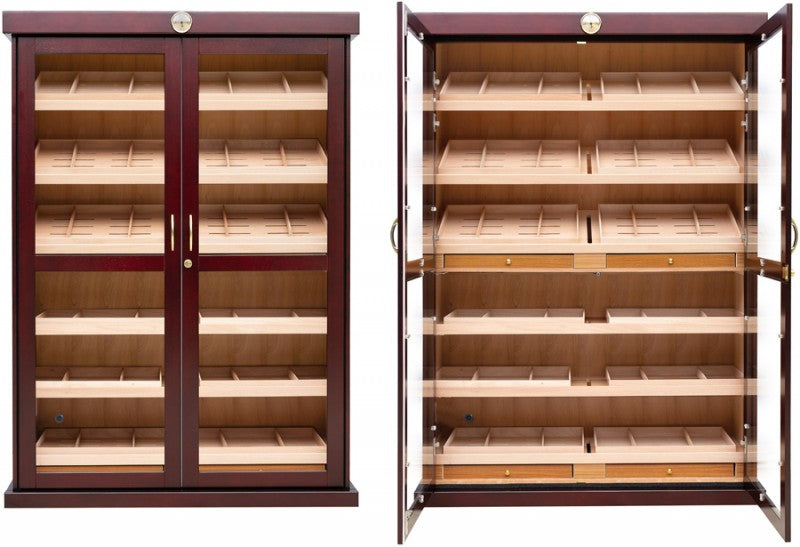 Prestige Import Group Bermuda 4,000-Cigar Cherry Cabinet Humidor with Cedar