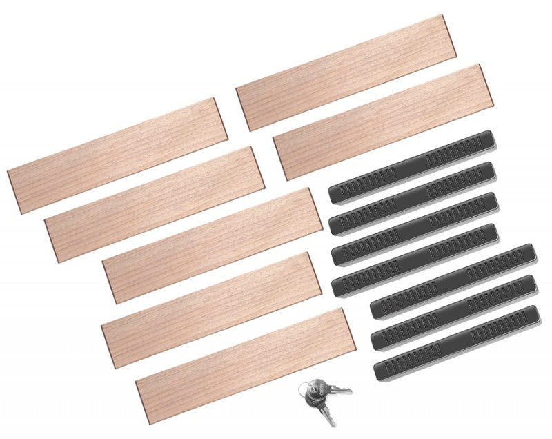 Prestige Import Group Charleston Desktop Humidor Gloss Cherry Seven Drawers