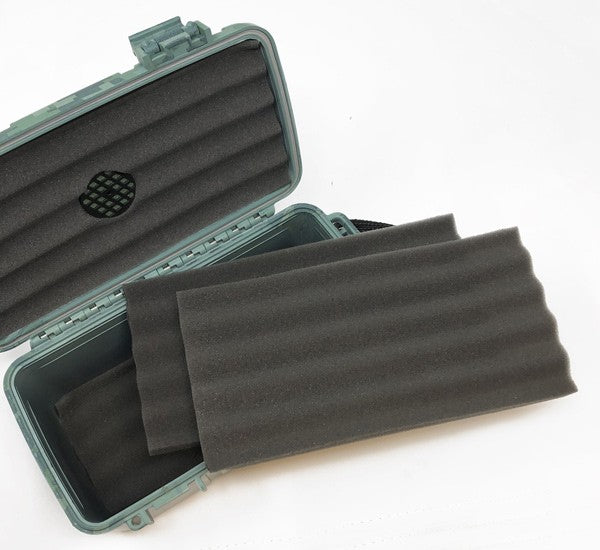 Cigar Safe 15 Camouflage Travel Humidor - 15-Capacity Protective Case