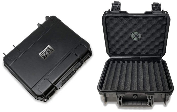 Prestige Import Group Cigar Safe 40 Travel Humidor ABS Waterproof Crush-Resistant Case