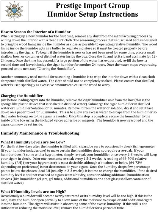 Prestige Import Group Clear Acrylic 75-Cigar Countertop Humidor with Hygrometer