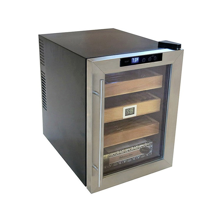 Prestige Import Group Clevelander Desktop Cigar Cooler Humidor Cabinet
