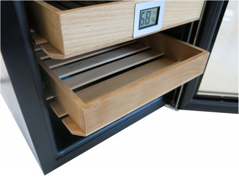 Prestige Import Group Clevelander Desktop Cigar Cooler Humidor Cabinet