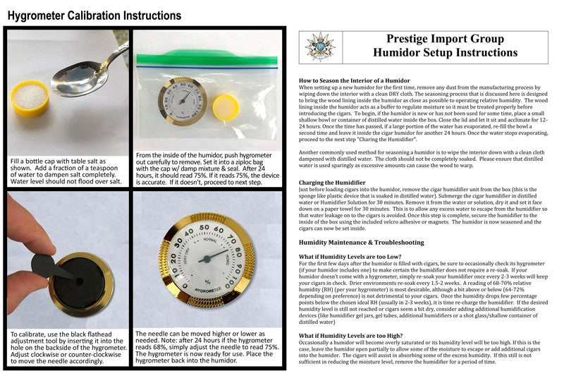 Prestige Import Group Dark Mahogany Countertop Cigar Display Humidor