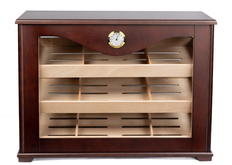 Prestige Import Group Dark Mahogany Countertop Cigar Display Humidor