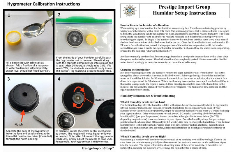 Davenport 50-Count Ebony Desktop Humidor with Cedar Lining Accessory Kit