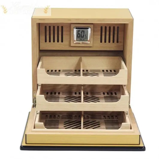 Prestige Import Group Elevate Multi-Shelf Desktop Cigar Humidor System