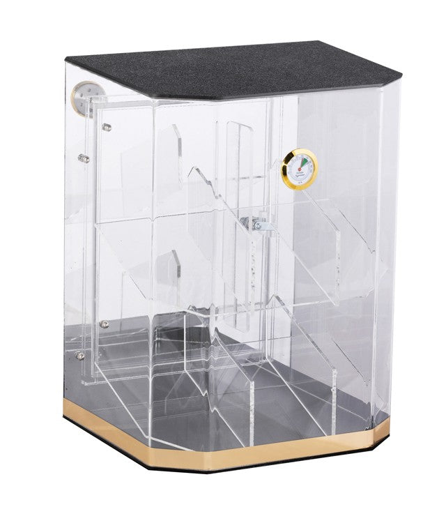 Prestige Import Group Franklin Acrylic Display Humidor 150-Capacity