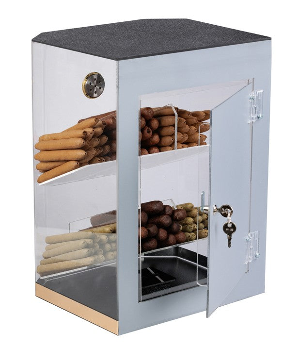 Prestige Import Group Franklin Acrylic Display Humidor 150-Capacity