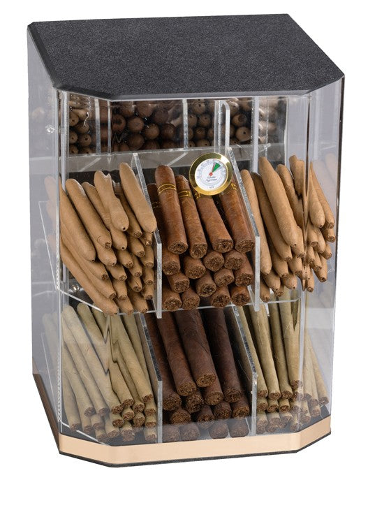 Prestige Import Group Franklin Acrylic Display Humidor 150-Capacity