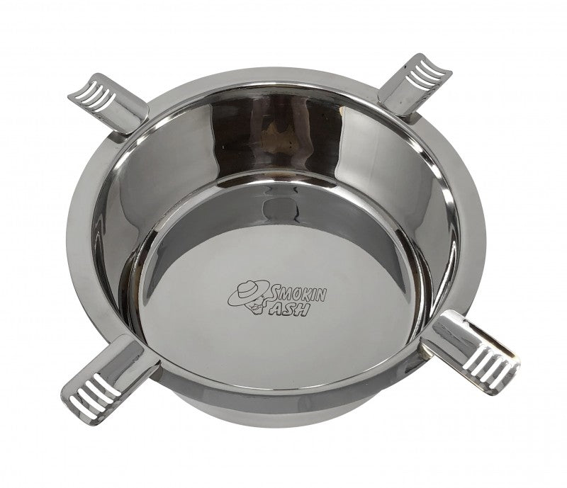 Prestige Import Group Hartford Stainless Steel Cigar Ashtray Deep Bowl