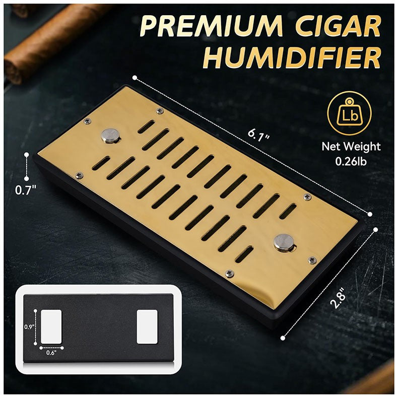 Prestige Import Group Gold Adjustable Vent Humidifier for Humidors