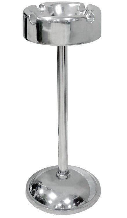 Prestige Import Group Lexington Standing Ashtray Polished Cast Aluminum Stand