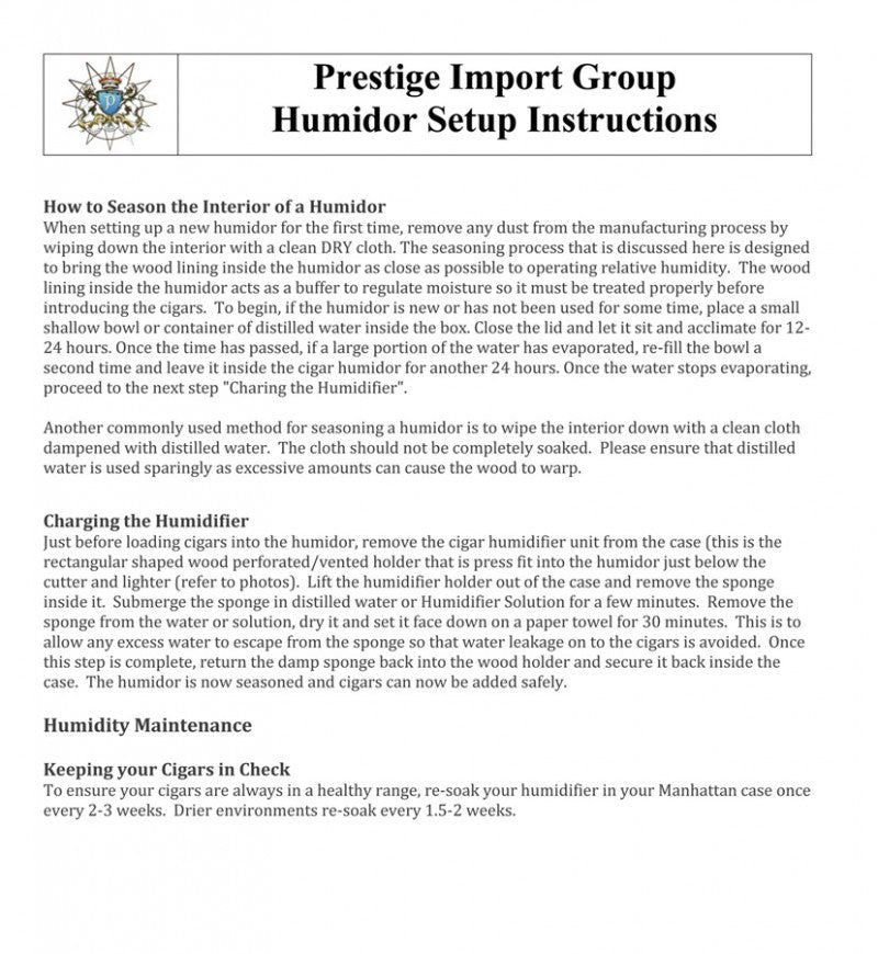 Manhattan Black Leather Travel Humidor Case with Cedar Lining, Accessories