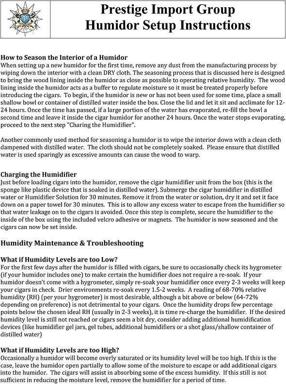 Prestige Import Group Milano Cigar Display Dark Mahogany Countertop Humidor