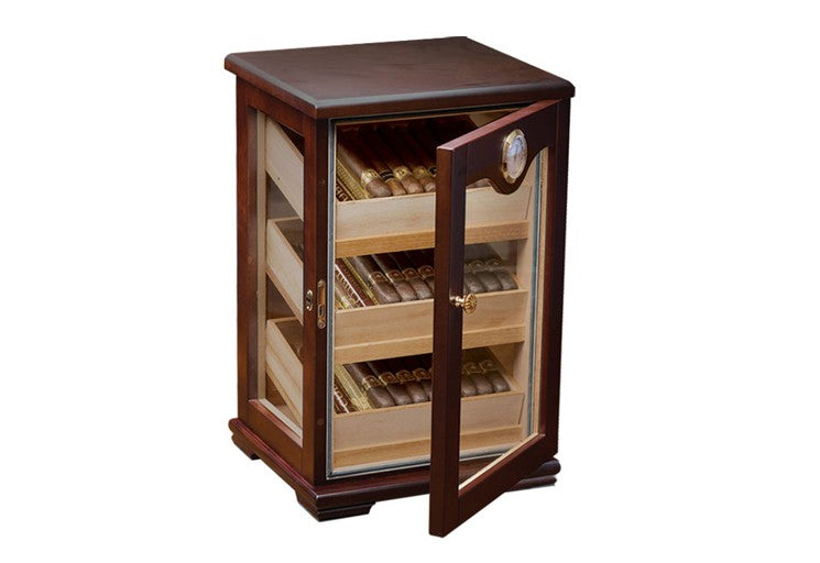 Prestige Import Group Milano Cigar Display Dark Mahogany Countertop Humidor