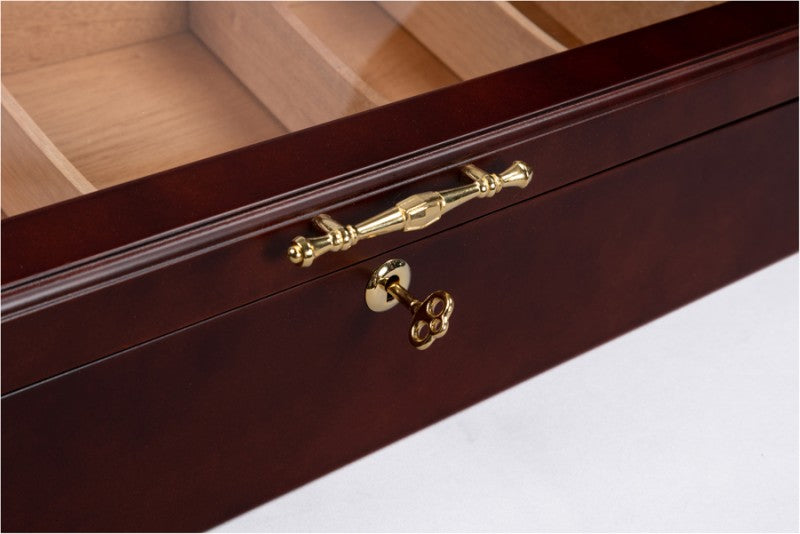 Prestige Import Group Modena 125-Count Dark Cherry Countertop Humidor Display