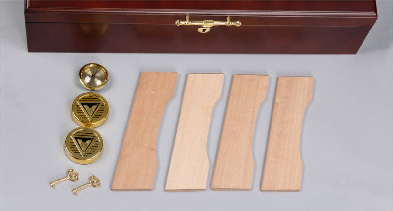 Prestige Import Group Modena 125-Count Dark Cherry Countertop Humidor Display