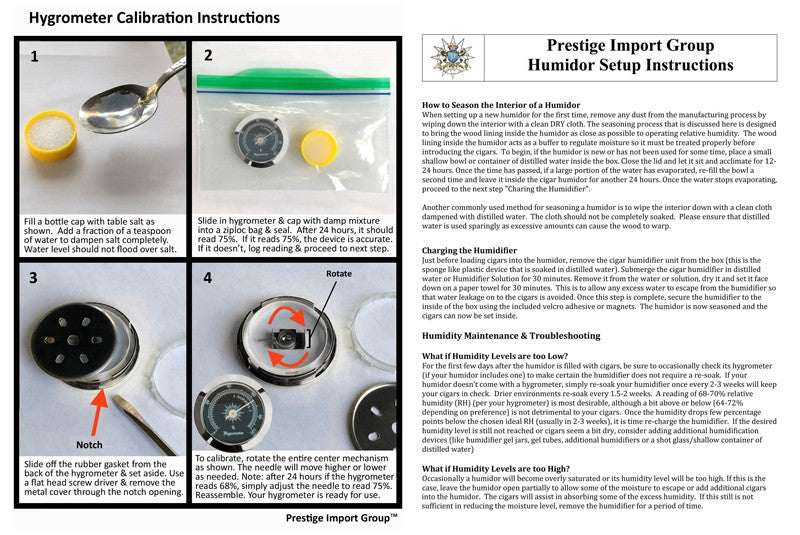 Prestige Import Group Montgomery 150-Cigar Lacquered Desktop Humidor with Tray