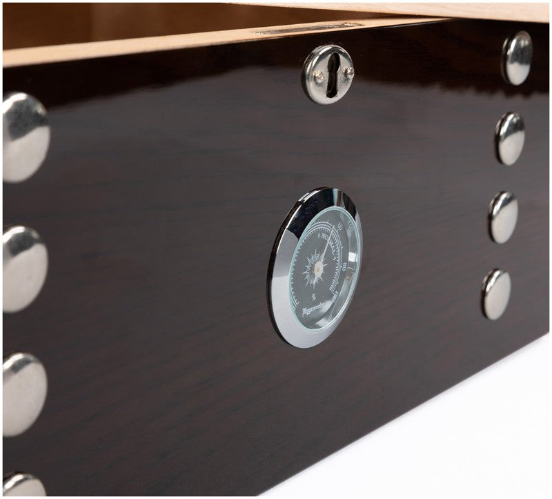 Prestige Import Group Montgomery 150-Cigar Lacquered Desktop Humidor with Tray