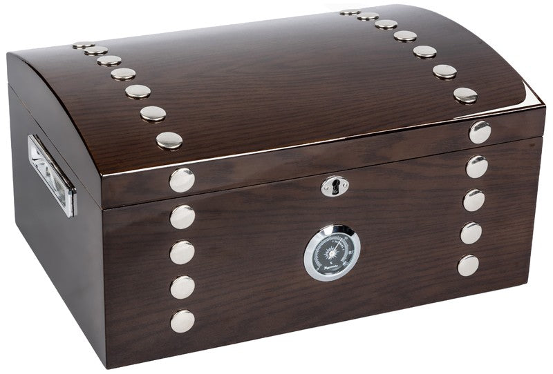 Prestige Import Group Montgomery 150-Cigar Lacquered Desktop Humidor with Tray