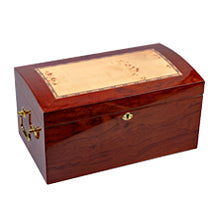 Princeton Ebony 130-Cigar Desktop Humidor High Gloss Lacquer Finish