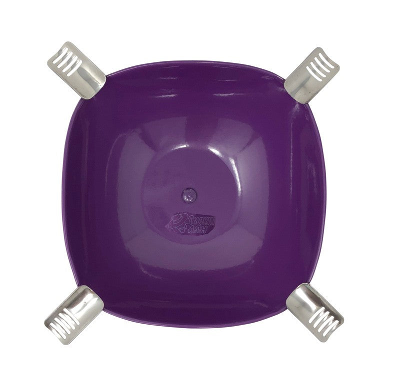 Prestige Import Group Quadrangle Purple Cigar Ashtray Powder Coat Metallic