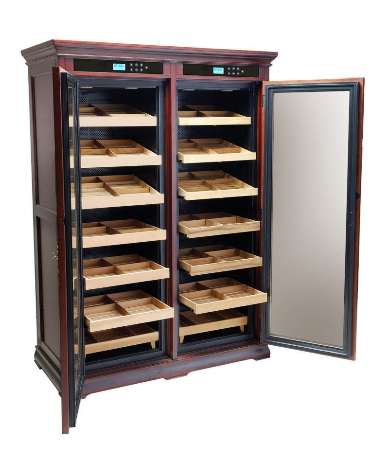 Prestige Import Group Reagan Electronic Cigar Cabinet Dual-Zone Climate