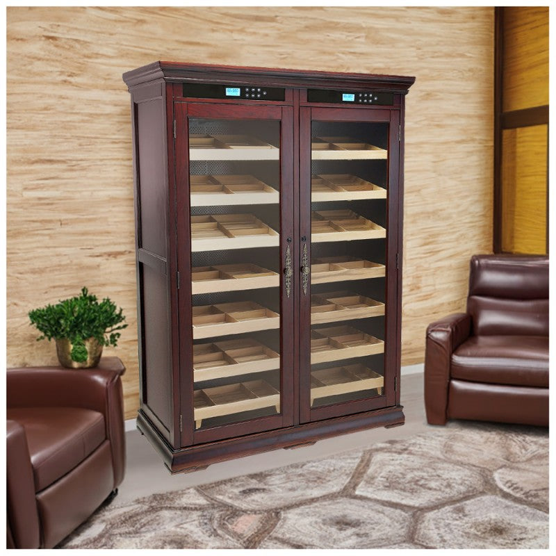 Prestige Import Group Reagan Electronic Cigar Cabinet Dual-Zone Climate