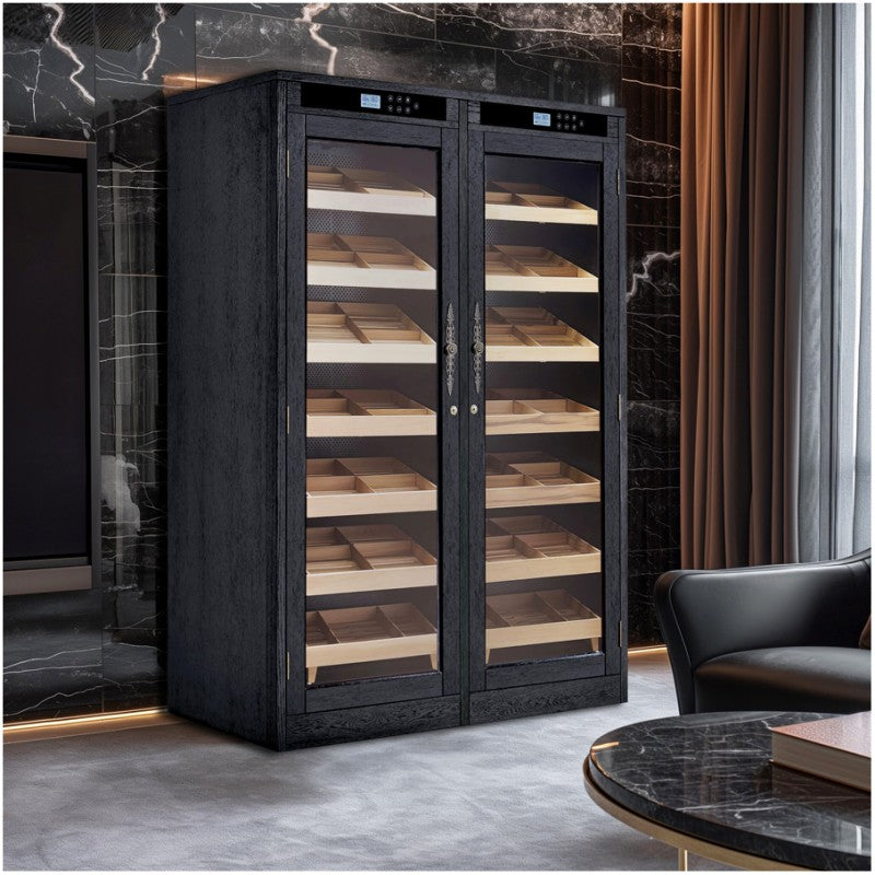 Prestige Import Group Reagan Lite Electronic Climate-Controlled Cabinet Humidor